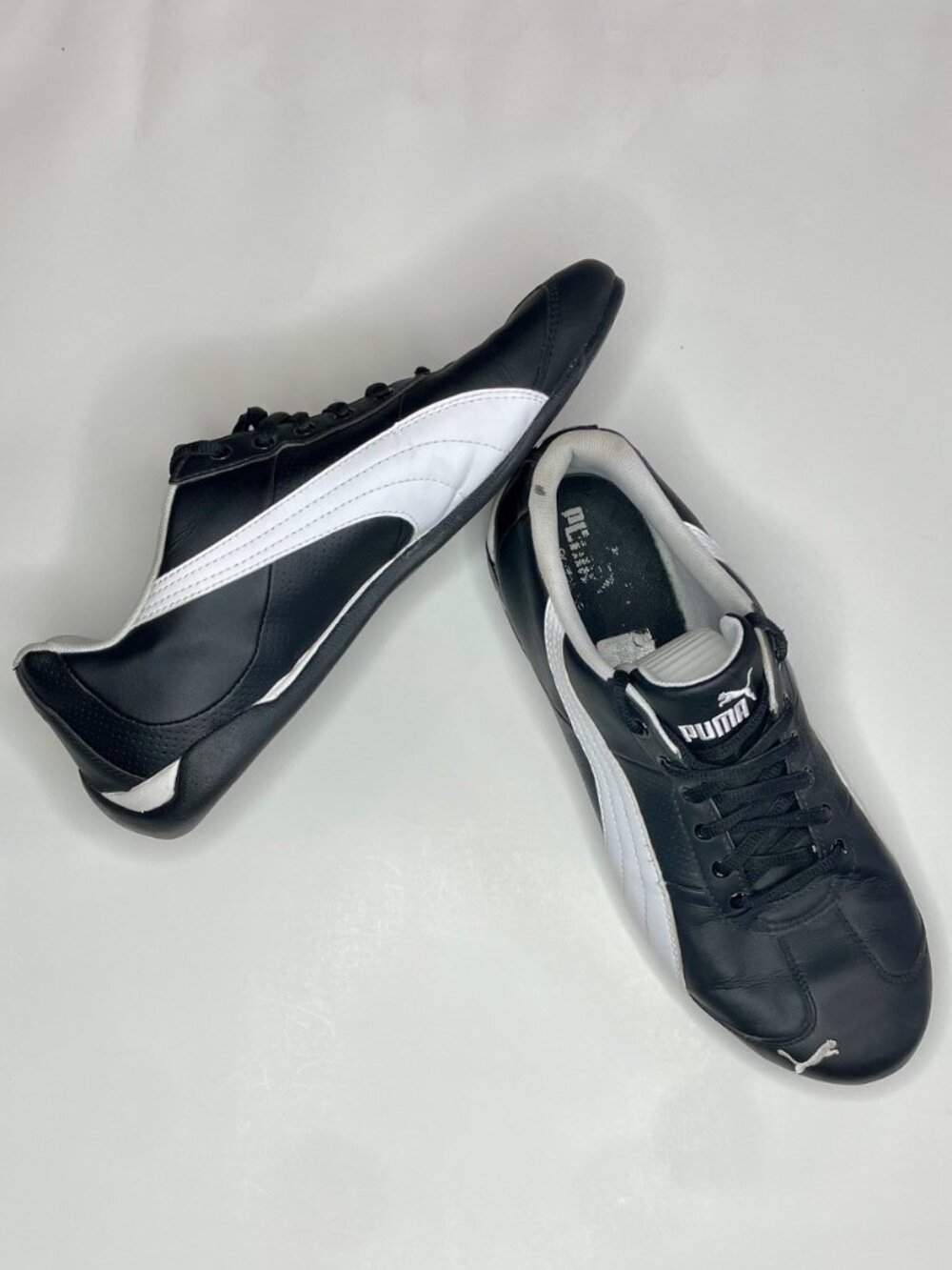PUMA Men's Speedcat Low Profile Motorsport Sneaker - Black, Size 10